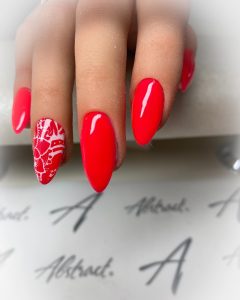 nails red 22 Aleana